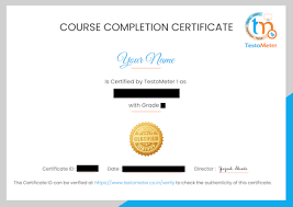 Software Testing Certificate